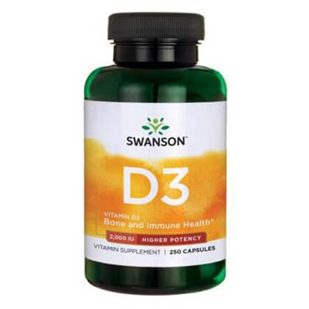 SWANSON D3 vitamin 2000NE / 250 kps :: Vitapro